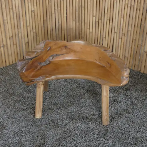 Product image of the product “Garden Bench, made from unique teak root, approx. 110cm Length. The shape may vary. ”